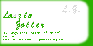 laszlo zoller business card